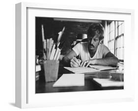 Actor Robert Redford-John Dominis-Framed Premium Photographic Print