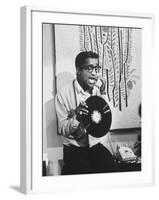 Actor Sammy Davis Jr. on TV Show "The Big Party"-Peter Stackpole-Framed Premium Photographic Print