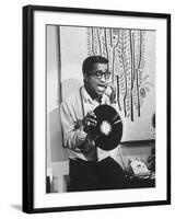 Actor Sammy Davis Jr. on TV Show "The Big Party"-Peter Stackpole-Framed Premium Photographic Print