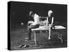 Actor/Singer Sammy Davis Jr. with Actress Paula Wayne During Rehearsal of "Golden Boy"-Leonard Mccombe-Stretched Canvas