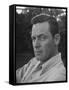 Actor William Holden Looking Serious-Allan Grant-Framed Stretched Canvas