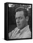 Actor William Holden Looking Serious-Allan Grant-Framed Stretched Canvas