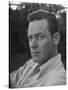 Actor William Holden Looking Serious-Allan Grant-Stretched Canvas