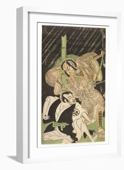 Actors as Sumurai, 18th Century-Shunshô-Framed Giclee Print