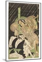 Actors as Sumurai, 18th Century-Shunshô-Mounted Giclee Print