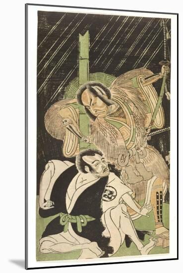 Actors as Sumurai, 18th Century-Shunshô-Mounted Giclee Print