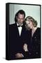 Actors Bruce Willis and Cybill Shepherd-Ann Clifford-Framed Stretched Canvas