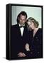 Actors Bruce Willis and Cybill Shepherd-Ann Clifford-Framed Stretched Canvas