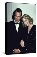 Actors Bruce Willis and Cybill Shepherd-Ann Clifford-Stretched Canvas