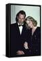 Actors Bruce Willis and Cybill Shepherd-Ann Clifford-Framed Stretched Canvas