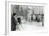 Actors from the Academie and Comedie Francaise Filming the 'Retour D'Ulysse' in 1909 (B/W Photo)-French Photographer-Framed Giclee Print