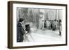 Actors from the Academie and Comedie Francaise Filming the 'Retour D'Ulysse' in 1909 (B/W Photo)-French Photographer-Framed Giclee Print