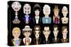 Actors from the BBC television series 'Doctor Who'-Neale Osborne-Stretched Canvas