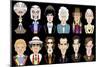 Actors from the BBC television series 'Doctor Who'-Neale Osborne-Mounted Giclee Print