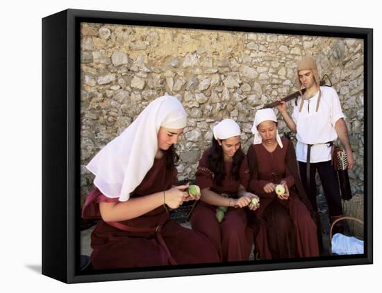 Actors in the Moorish Castle, Sesimbra, Portugal-Yadid Levy-Framed Stretched Canvas