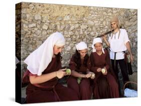 Actors in the Moorish Castle, Sesimbra, Portugal-Yadid Levy-Stretched Canvas