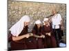 Actors in the Moorish Castle, Sesimbra, Portugal-Yadid Levy-Mounted Premium Photographic Print