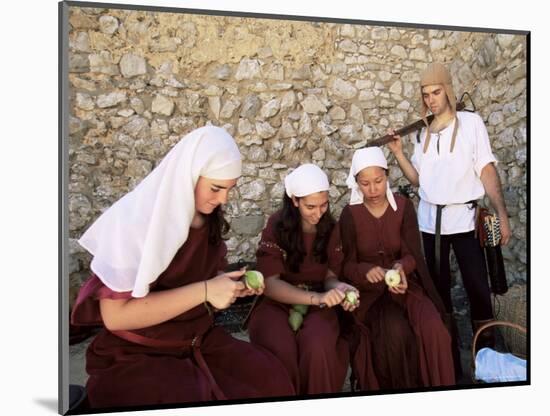 Actors in the Moorish Castle, Sesimbra, Portugal-Yadid Levy-Mounted Photographic Print