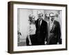 Actors Jane Fonda and Robert Redford with Gulf and Western Ceo Charles Bluhdorn-null-Framed Premium Photographic Print