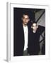 Actors Johnny Depp and Winona Ryder-null-Framed Premium Photographic Print