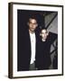 Actors Johnny Depp and Winona Ryder-null-Framed Premium Photographic Print