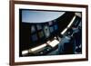 Actors Keir Dullea and Gray Lockwood Sitting at Console in Scene of "2001: A Space Odyssey"-Dmitri Kessel-Framed Photographic Print