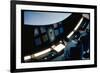 Actors Keir Dullea and Gray Lockwood Sitting at Console in Scene of "2001: A Space Odyssey"-Dmitri Kessel-Framed Photographic Print