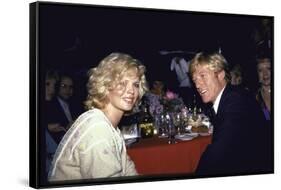 Actors Kim Basinger and Robert Redford-Ann Clifford-Framed Stretched Canvas