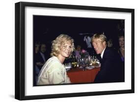 Actors Kim Basinger and Robert Redford-Ann Clifford-Framed Photographic Print