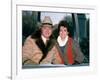 Actors Larry Hagman and Linda Gray-David Mcgough-Framed Premium Photographic Print