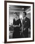 Actors Lauren Bacall and Kirk Douglas in "Young Man with a Horn" During Production-Alfred Eisenstaedt-Framed Premium Photographic Print