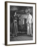 Actors Maureen Stapleton and Don Murray, Starring in "The Rose Tattoo"-null-Framed Premium Photographic Print