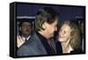 Actors Michael Douglas and Glenn Close-null-Framed Stretched Canvas