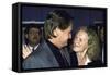 Actors Michael Douglas and Glenn Close-null-Framed Stretched Canvas