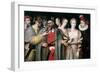 Actors of the Commedia Dell'Arte-Francois Bunel-Framed Giclee Print