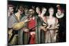 Actors of the Commedia Dell'Arte-Francois Bunel-Mounted Giclee Print