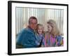 Actors Paul Newman and Joanne Woodward at Home with Their Daughter-Mark Kauffman-Framed Premium Photographic Print