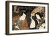 Actors Sawamura Tanosuke as Seigen and Kawarazaki Gonjuro as Matsuwakamaru-Kunichika toyohara-Framed Giclee Print