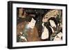 Actors Sawamura Tanosuke as Seigen and Kawarazaki Gonjuro as Matsuwakamaru-Kunichika toyohara-Framed Giclee Print