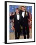 Actors Screenwriters Matt Damon and Ben Affleck Holding their Oscars in Press Room Atacademy Awards-Mirek Towski-Framed Premium Photographic Print