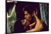 Actors Stephen Boyd and Juliette Greco in Love Scene for Motion Picture The Big Gamble-Gjon Mili-Mounted Giclee Print