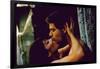 Actors Stephen Boyd and Juliette Greco in Love Scene for Motion Picture The Big Gamble-Gjon Mili-Framed Giclee Print