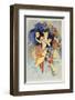 Actors with Masks-Cheret-Framed Art Print