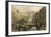 Actou Mountains-null-Framed Art Print