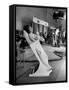 Actres Sophia Loren, Resting Between Takes on Set of "A Countess from Hong Kong," Pinewood Studios-Alfred Eisenstaedt-Framed Stretched Canvas