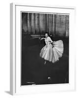 Actress and Singer Judy Garland Twirling Into a Dance Step During a Performance at the Palladium-Cornell Capa-Framed Photographic Print