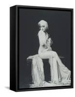 Actress and Ziegfeld Girl Claudia Dell-null-Framed Stretched Canvas