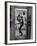 Actress Angela Lansbury Limbering Up for Hit Broadway Show 'Mame'-Mark Kauffman-Framed Premium Photographic Print