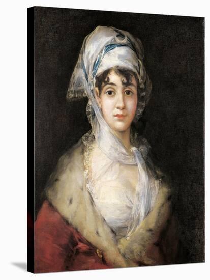 Actress Antonia De Zarate-Francisco de Goya-Stretched Canvas