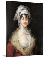 Actress Antonia De Zarate-Francisco de Goya-Stretched Canvas